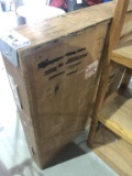 wooden shipping crate