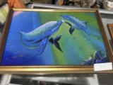 Dolphin Painting by Sam Park