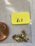 1.1 Grams Alaskan Chunky Gold nuggets