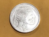 .999 1oz Silver Round - Indian Head Nickel Motif
