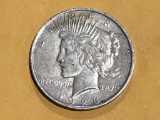 1923 P Peace Silver $1 Dollar Coin