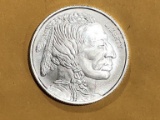 .999 1oz Silver Round - Indian Coin Motif