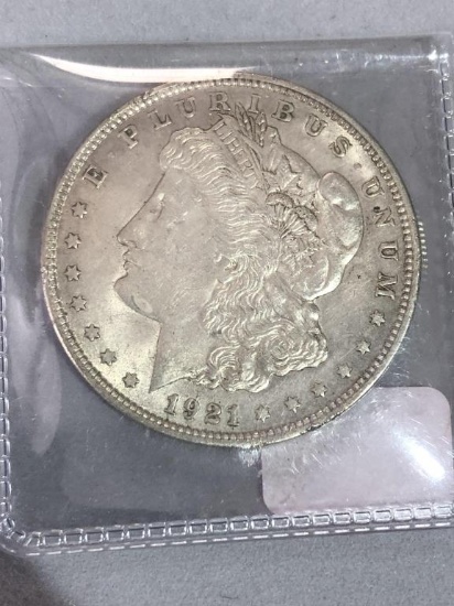 1921 P Morgan Silver dollar Coin