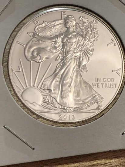 2013   .999 1oz Silver Eagle $1 Dollar Coin