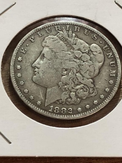 1882 O Morgan Silver $1 Dollar Coin