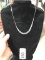 Sterling Braided Necklace 18