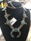 Squash Blossom STYLE Necklace- NOT SILVER