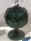 VTG Green Grape Design Small Candy Dish, Lidded