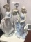 3 lady figurines