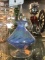 Blue Swirl Art Glass Perfume Bottle   7