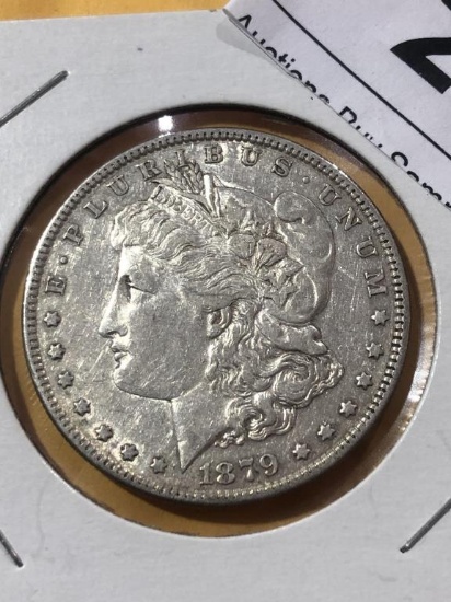 1879 P Silver Morgan $1 Dollar Coin