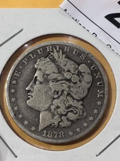 1878 P Silver Morgan $1 Dollar Coin