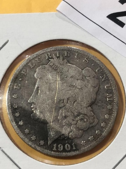 1901 O Silver Morgan $1 Dollar Coin