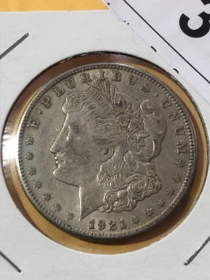 1921 S Silver Morgan $1 Dollar Coin