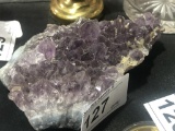 Amethyst Crystal Part of Geode 5 1/2