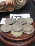 10 Buffalo Nickels with Dates