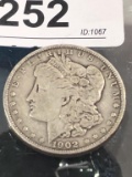 1902 P Morgan Silver $1 Dollar Coin