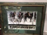 Framed Art of Bev Doolittle  Indians, Horses PRINT