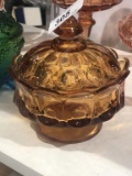 VTG Westmoreland Glass Candy Dish Lidded