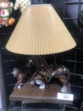 Clydesdale Horse Lamp