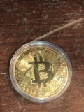 Gold Plated BIT Coin