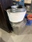 Metal trash can and buckets