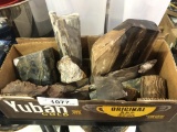 petrified wood blocks