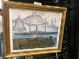 framed picture Lost at Sea SS Central America