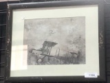 framed bi-plane picture