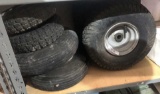 assorted cart tires