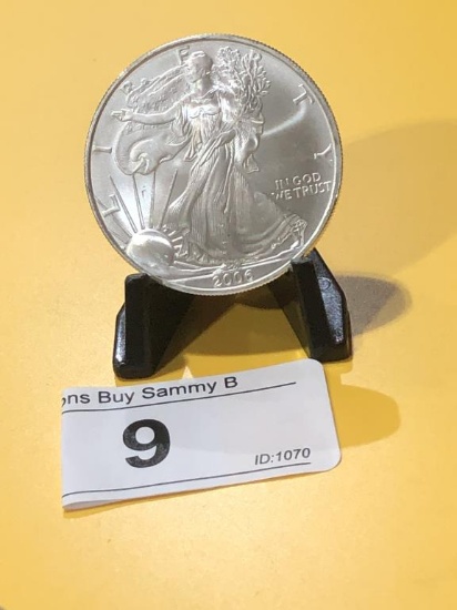2006 .999 1 OZ Silver Eagle $1 Dollar Coin