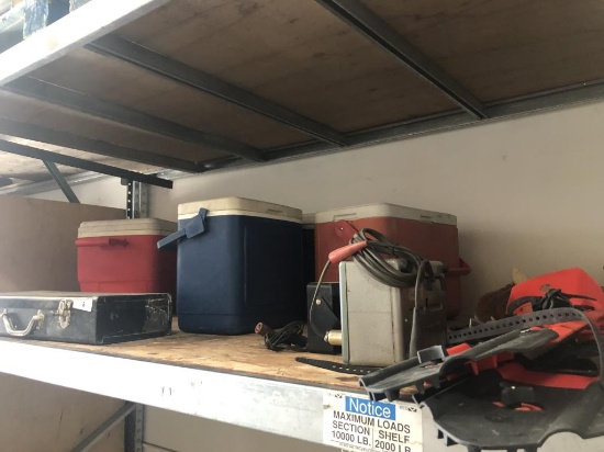 Whole Shelf of Coolers and More