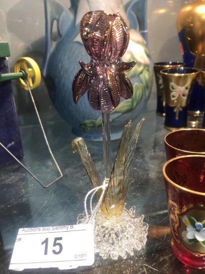 Blown Glass Orchid #186