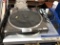 2 record players both missing lids