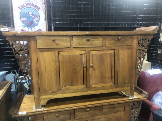 TEAK ORIENTAL CABINETS CIRA 1930'S