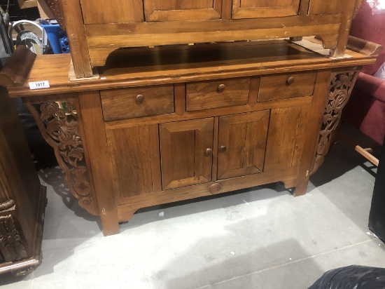 TEAK ORIENTAL CABINET CIRA 1930'S