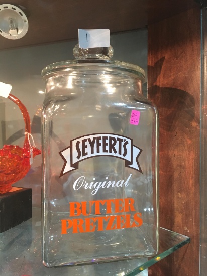 Seyfert's Butter Pretzel Jar