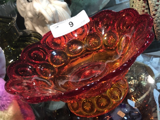 Amberlina Moon and Stars Pedestal Bowl