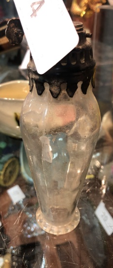 Glass Hurricane Top for Oil Lamp