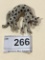 Rhinestone Leopard Pin