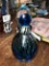 Blue Murano Glass Perfume Bottle w/ Label
