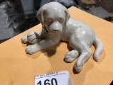 Lenox Puppy w/ Ball w/ Gold Accents