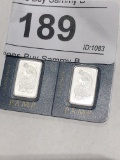 2   .999  2.5g Silver Mini Bars