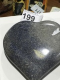 Heart Shaped Lazulite Stone