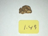 1.49 grams California river  gold nugget