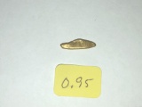 0.95 grams California river  gold nugget