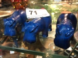 3 Blue Hippo's