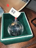 Hand Cut Crystal Ornament in Gift Box