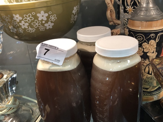 3  Jars of Local Honey