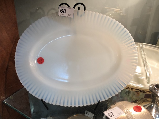 Iridescent Pearl Oval Platter